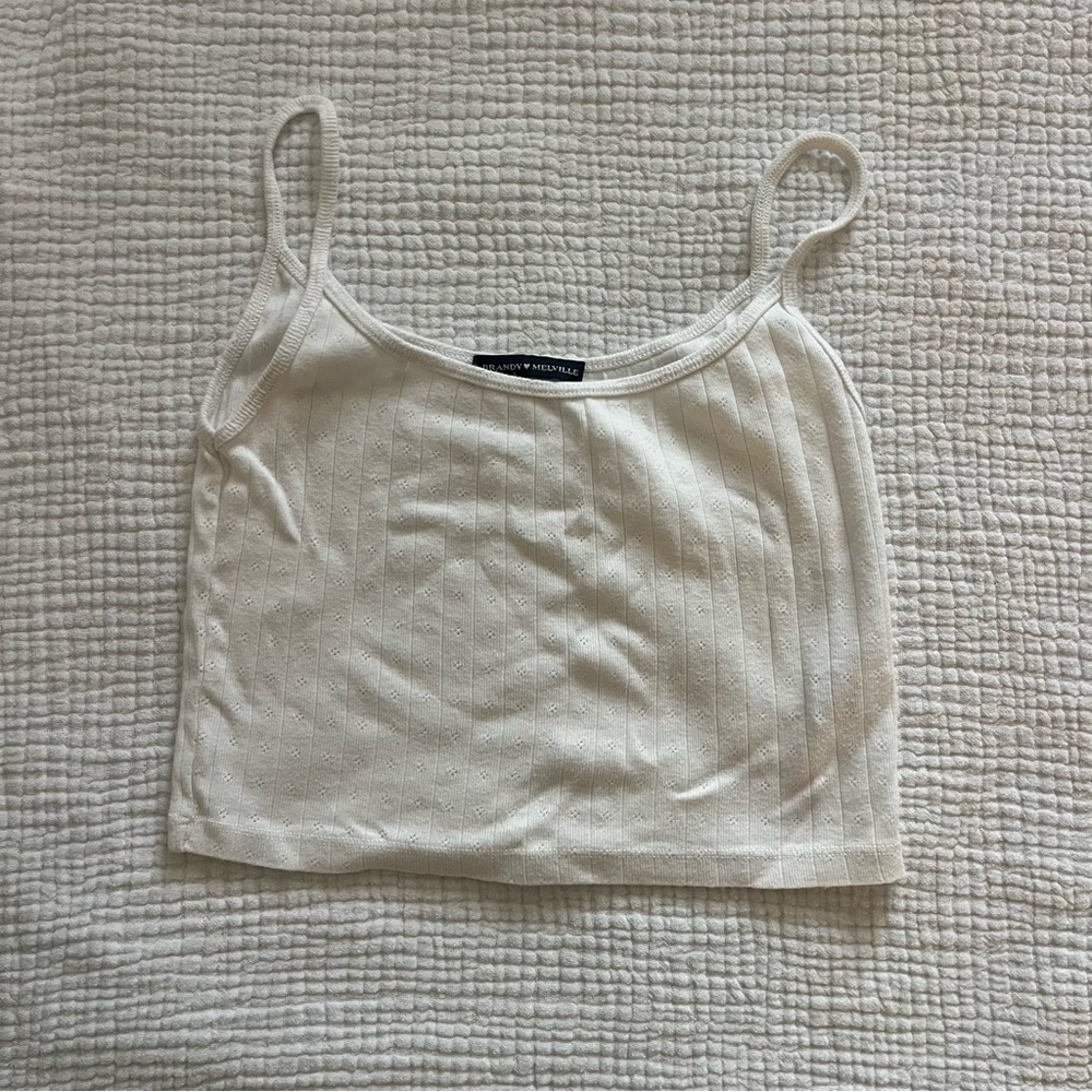 White Brandy Melville Crop Top